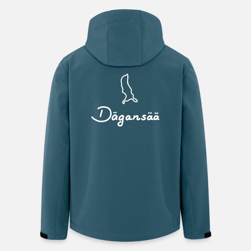 Da-Dägansää - Recycelte Männer Softshell-Jacke von Stanley/Stella - Dunkles Petrol