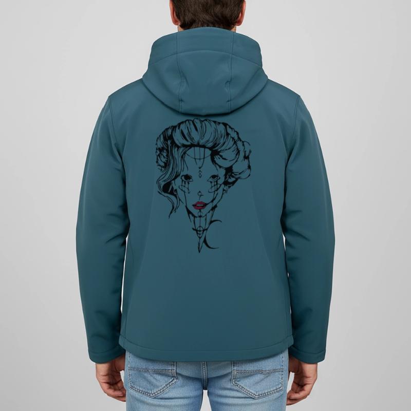 Evil Tenderness Men’s Recycled Softshell Jacket Discoverer by Stanley/Stella