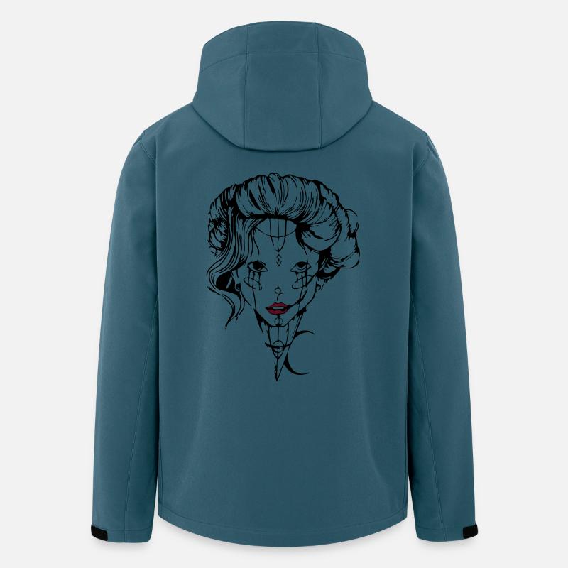 Zärtlichkeit Übel - Recycelte Männer Softshell-Jacke von Stanley/Stella - Dunkles Petrol