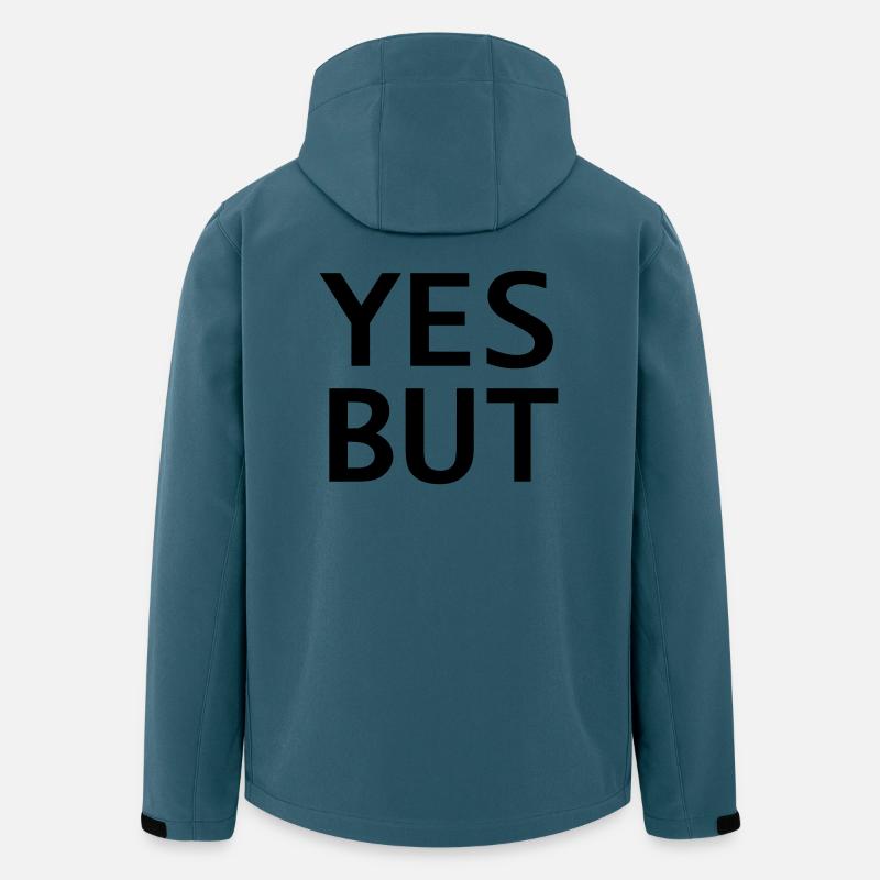 Ja aber - Recycelte Männer Softshell-Jacke von Stanley/Stella - Dunkles Petrol