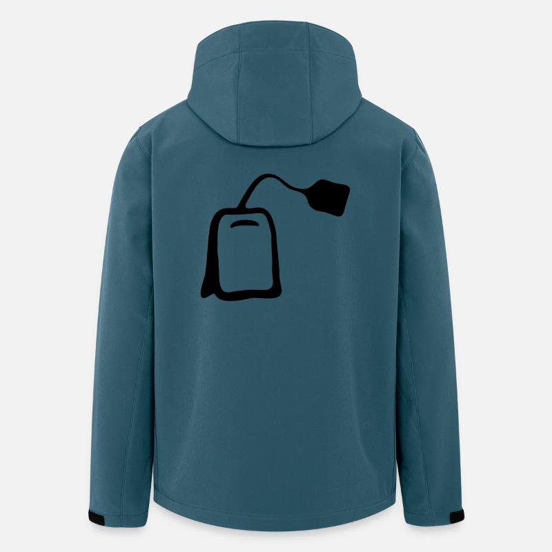 Teebeutel - Recycelte Männer Softshell-Jacke von Stanley/Stella - Dunkles Petrol