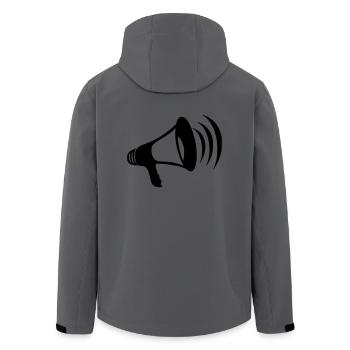 porte-voix - Veste softshell homme en polyester recyclé Stanley/Stella - bleu pétrole foncé - Dos - AI Model Male 185 light (185cm)