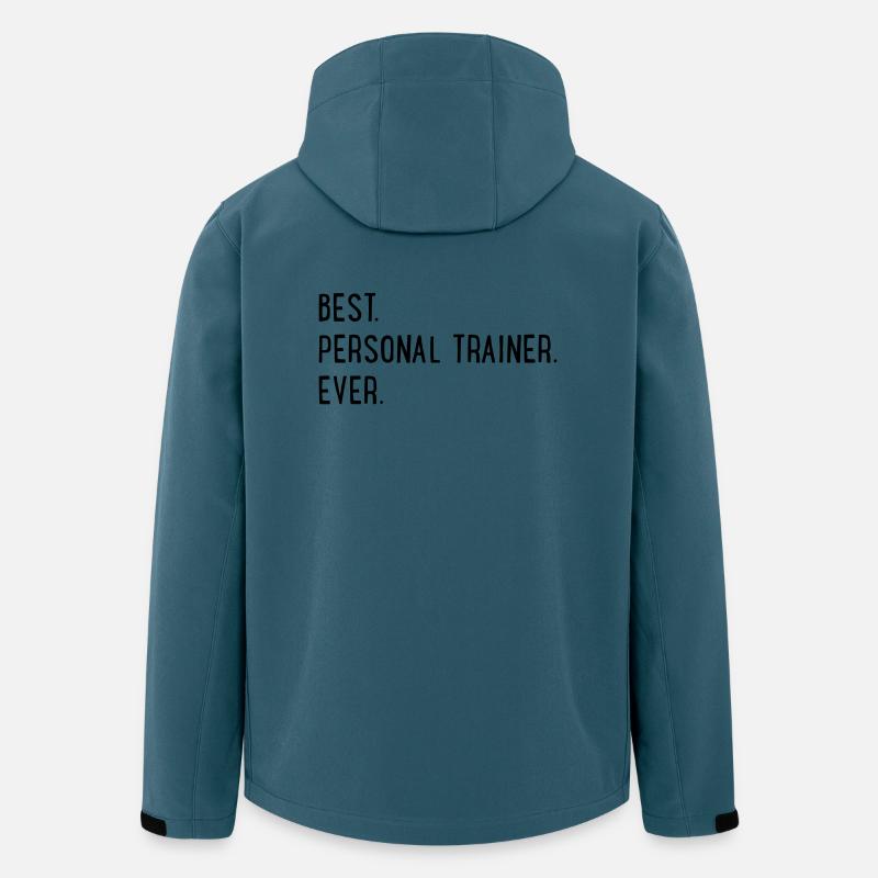 Personal Trainer - Recycelte Männer Softshell-Jacke von Stanley/Stella - Dunkles Petrol