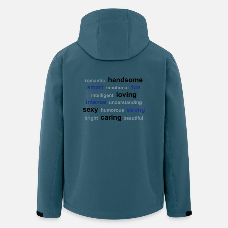 stichwörter - Recycelte Männer Softshell-Jacke von Stanley/Stella - Dunkles Petrol