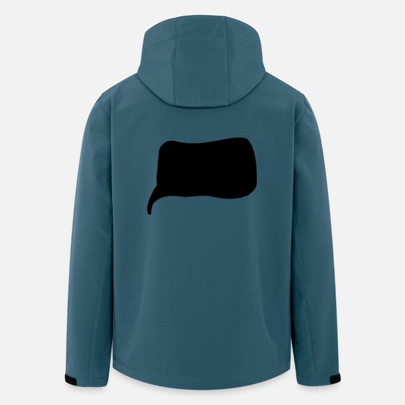Sprechblase - Recycelte Männer Softshell-Jacke von Stanley/Stella - Dunkles Petrol