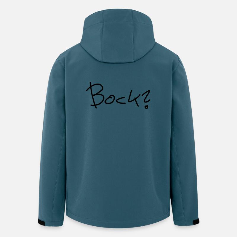 Bock? - Recycelte Männer Softshell-Jacke von Stanley/Stella - Dunkles Petrol