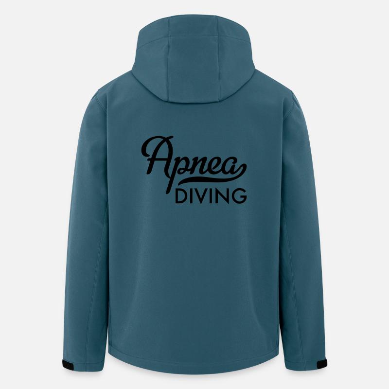 apnea - Recycelte Männer Softshell-Jacke von Stanley/Stella - Dunkles Petrol