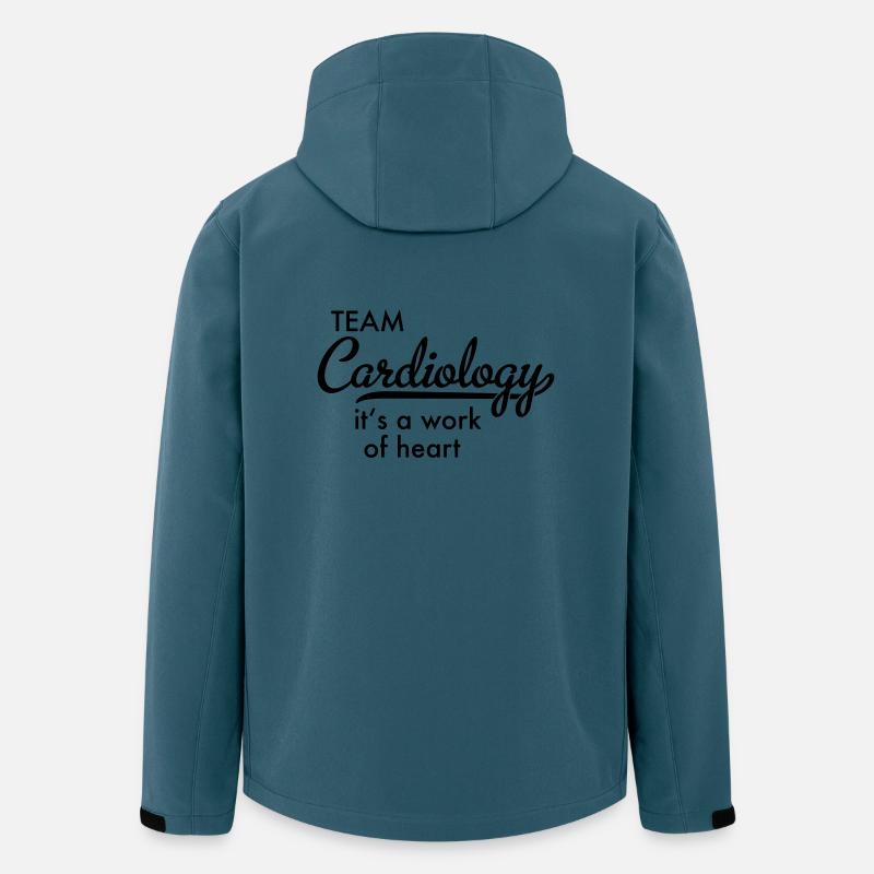 Cardiology - Recycelte Männer Softshell-Jacke von Stanley/Stella - Dunkles Petrol