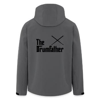 Drumfather T-Shirt Geschenk Idee Geburtstag Lustig - Recycelte Männer Softshell-Jacke von Stanley/Stella - Dunkles Petrol - Hinten - AI Model Male 185 light (185cm)
