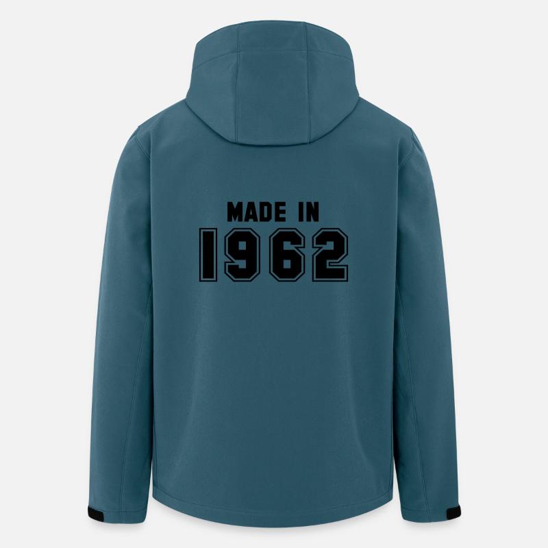 1962 - Recycelte Männer Softshell-Jacke von Stanley/Stella - Dunkles Petrol