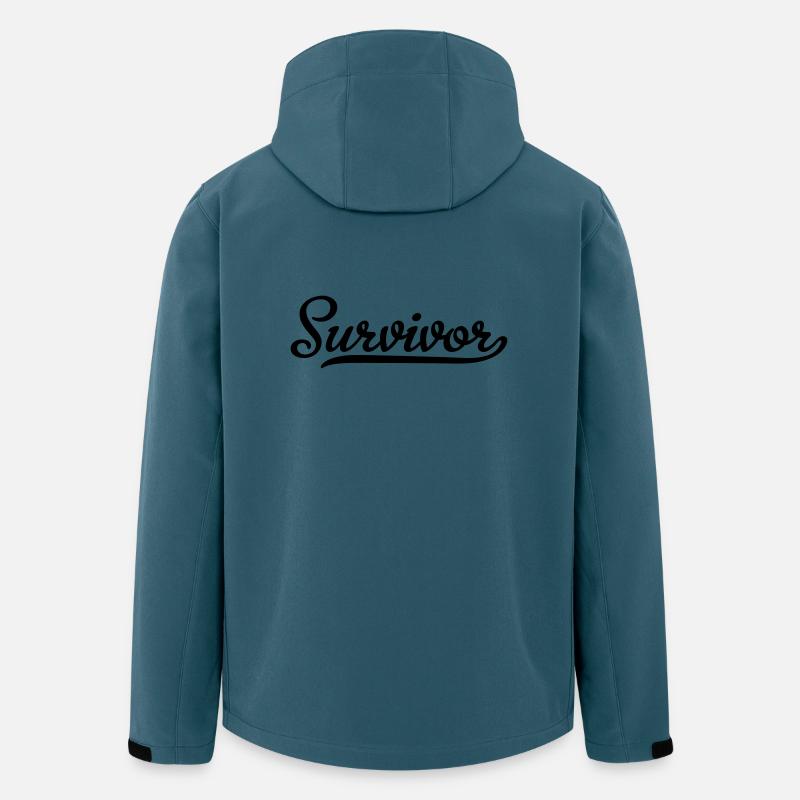survivor - Recycelte Männer Softshell-Jacke von Stanley/Stella - Dunkles Petrol