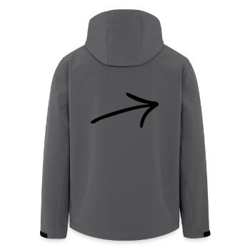 arrow - Men’s Recycled Softshell Jacket by Stanley/Stella - stargazer - Back - AI Model Male 185 light (185cm)