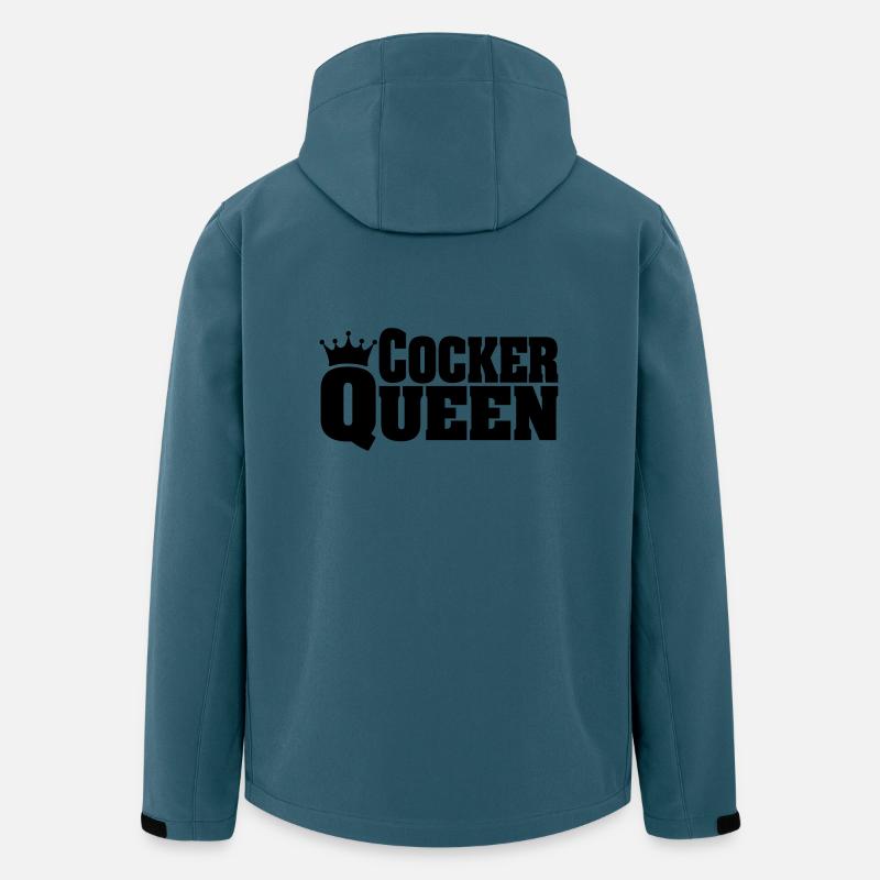 COCKER QUEEN Cocker - Veste softshell homme en polyester recyclé Stanley/Stella - bleu pétrole foncé