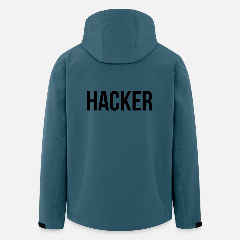 hacker - Men’s Recycled Softshell Jacket by Stanley/Stella - stargazer