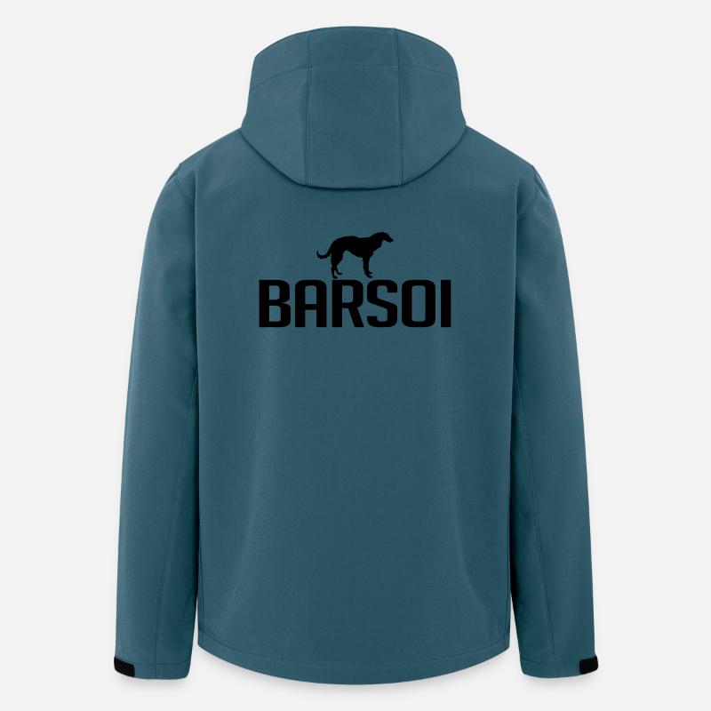 race BARZOÏ - Veste softshell homme en polyester recyclé Stanley/Stella - bleu pétrole foncé
