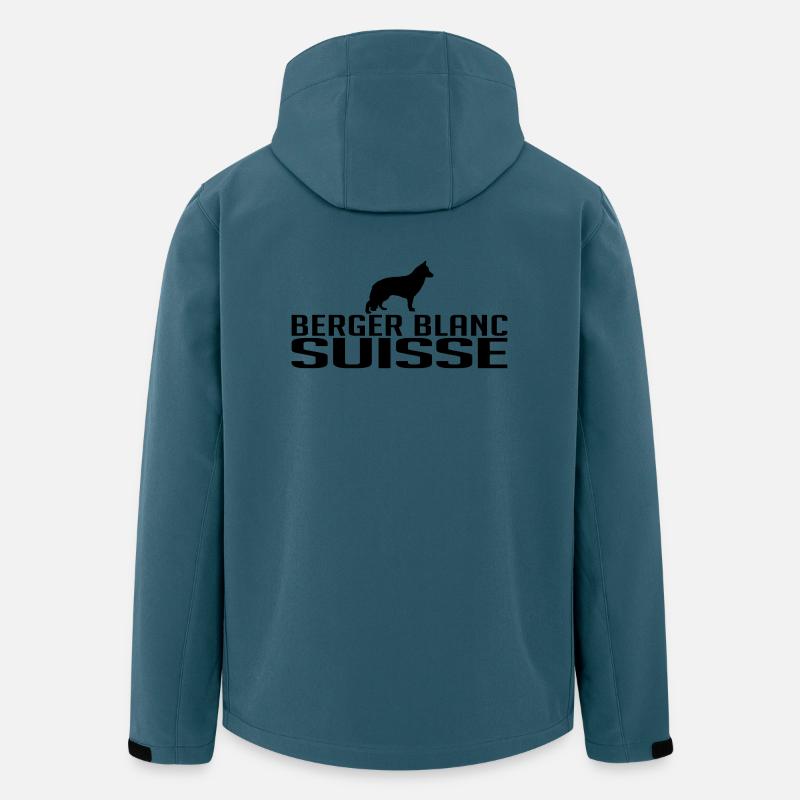 race bouvier suisse - Veste softshell homme en polyester recyclé Stanley/Stella - bleu pétrole foncé
