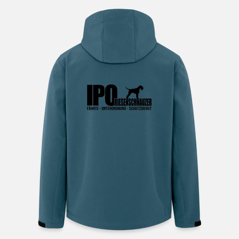 IPO GIANT SCHNAUZER - Men’s Recycled Softshell Jacket by Stanley/Stella - stargazer
