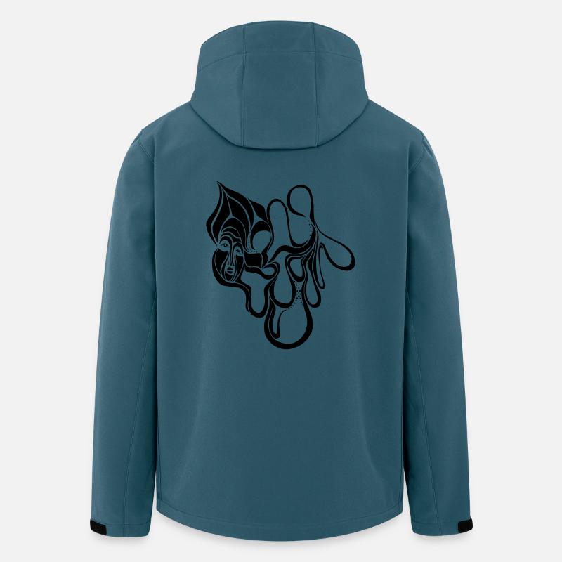 Turban - Recycelte Männer Softshell-Jacke von Stanley/Stella - Dunkles Petrol