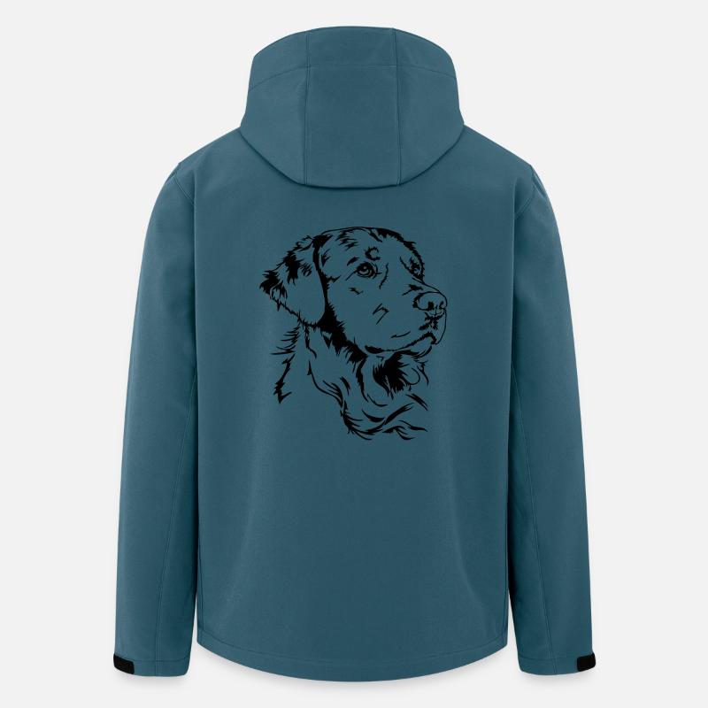 GOLDEN RETRIEVER Portrait Wilsigns - Men’s Recycled Softshell Jacket by Stanley/Stella - stargazer