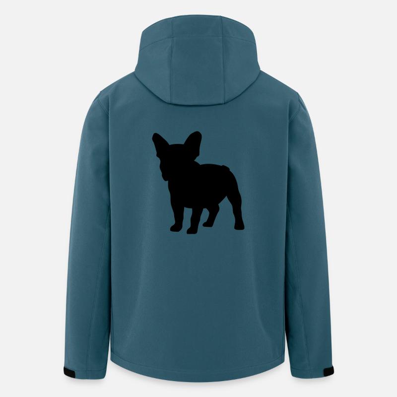 Frenchie - Recycelte Männer Softshell-Jacke von Stanley/Stella - Dunkles Petrol