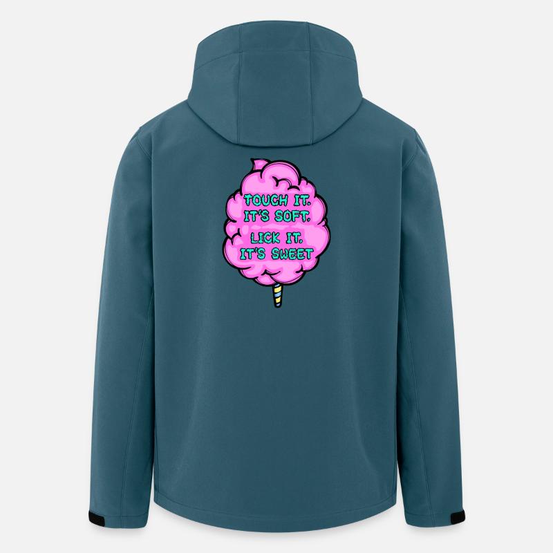 Nachspeise Konditor Zucker Statement Süßigkeiten - Recycelte Männer Softshell-Jacke von Stanley/Stella - Dunkles Petrol