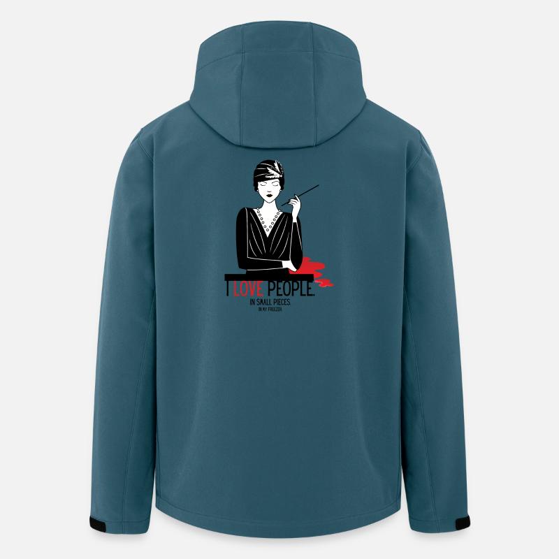 Philanthropie - Veste softshell homme en polyester recyclé Stanley/Stella - bleu pétrole foncé