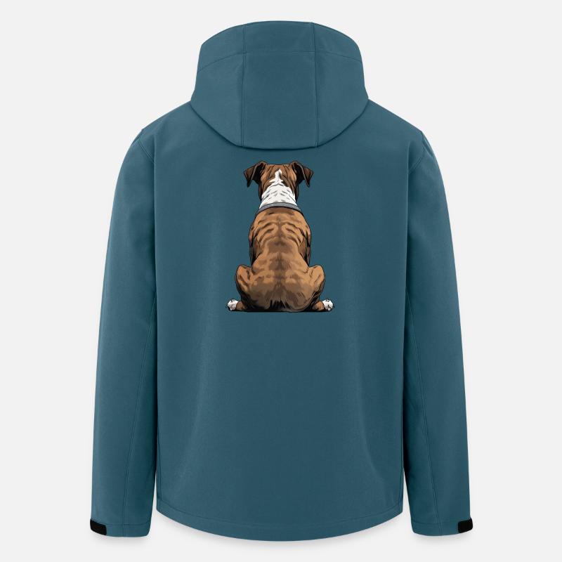 Boxer - Recycelte Männer Softshell-Jacke von Stanley/Stella - Dunkles Petrol