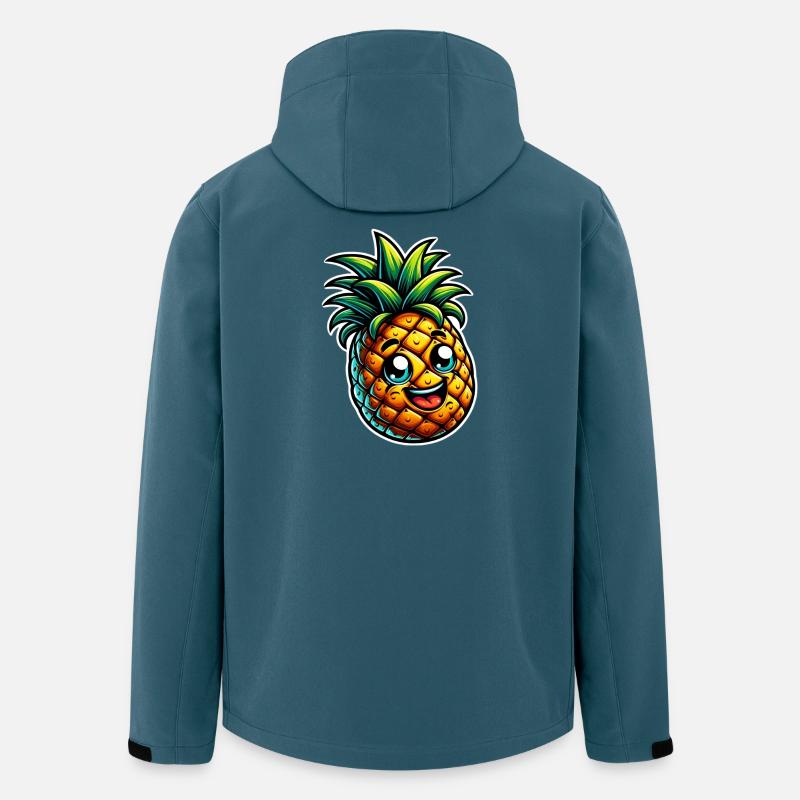 Ananas - Recycelte Männer Softshell-Jacke von Stanley/Stella - Dunkles Petrol