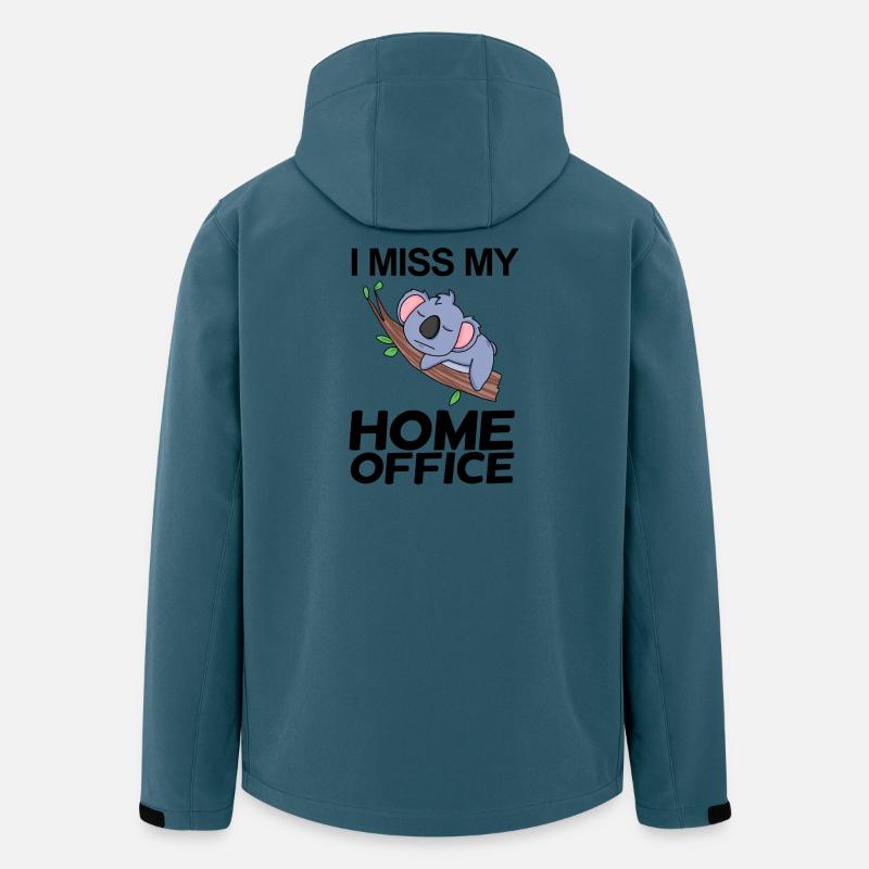 Home Office Saying Funny - Men’s Recycled Softshell Jacket by Stanley/Stella - stargazer