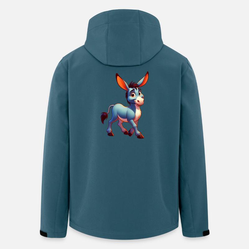 Esel-Maultier - Recycelte Männer Softshell-Jacke von Stanley/Stella - Dunkles Petrol
