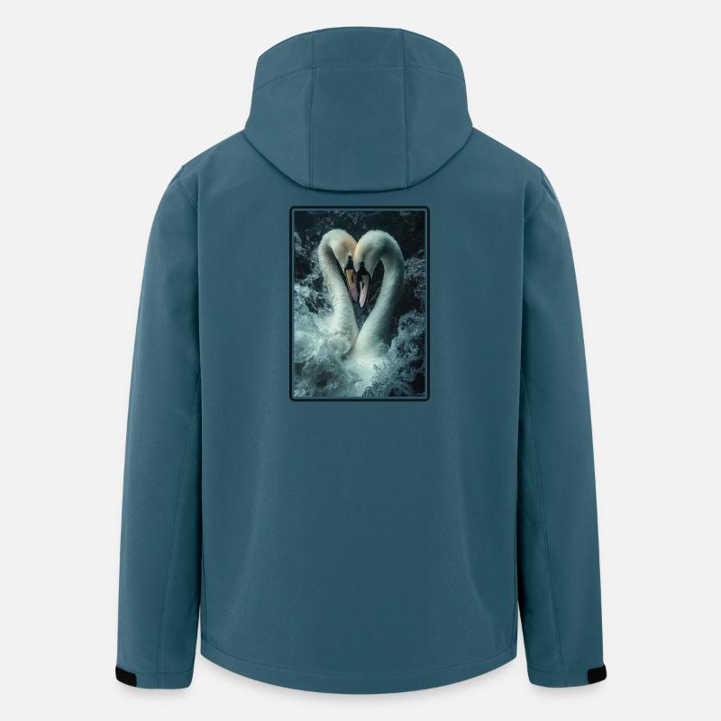 Swans Swan - Men’s Recycled Softshell Jacket by Stanley/Stella - stargazer