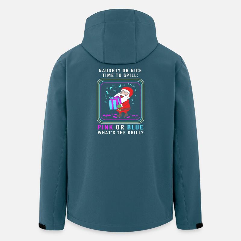 Werdende Mutter Werdende Mama Weihnachten - Recycelte Männer Softshell-Jacke von Stanley/Stella - Dunkles Petrol
