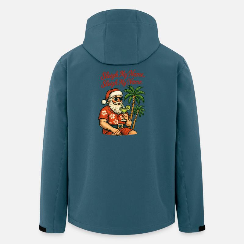 Frohe Weihnachten - Der Weihnachtsmann - Recycelte Männer Softshell-Jacke von Stanley/Stella - Dunkles Petrol