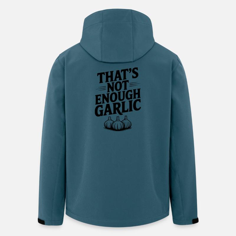 Ce n’est pas assez d’ail - Veste softshell homme en polyester recyclé Stanley/Stella - bleu pétrole foncé