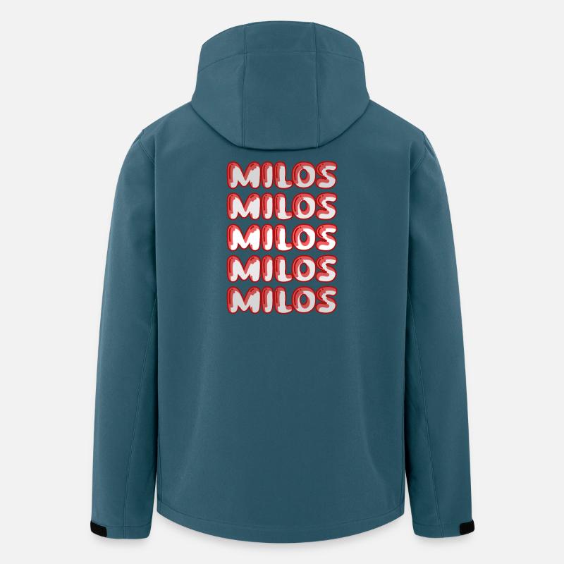 Cadeau pour Milos - Veste softshell homme en polyester recyclé Stanley/Stella - bleu pétrole foncé