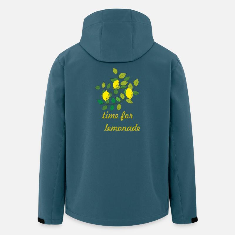 time for lemonade zitronen - Recycelte Männer Softshell-Jacke von Stanley/Stella - Dunkles Petrol