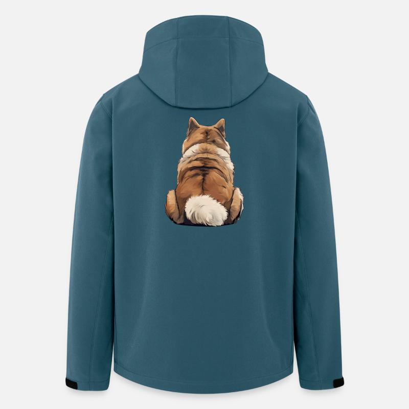 Akita - Recycelte Männer Softshell-Jacke von Stanley/Stella - Dunkles Petrol