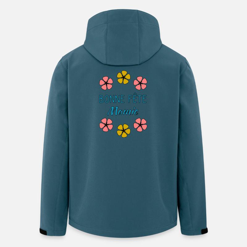 OMA - Recycelte Männer Softshell-Jacke von Stanley/Stella - Dunkles Petrol