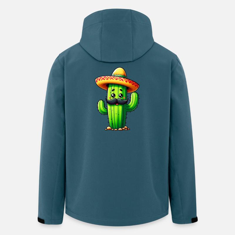Kaktus - Recycelte Männer Softshell-Jacke von Stanley/Stella - Dunkles Petrol