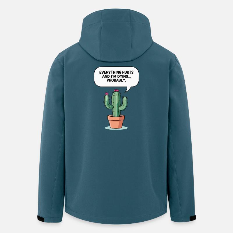 Sarkastischer Kaktus  - Recycelte Männer Softshell-Jacke von Stanley/Stella - Dunkles Petrol