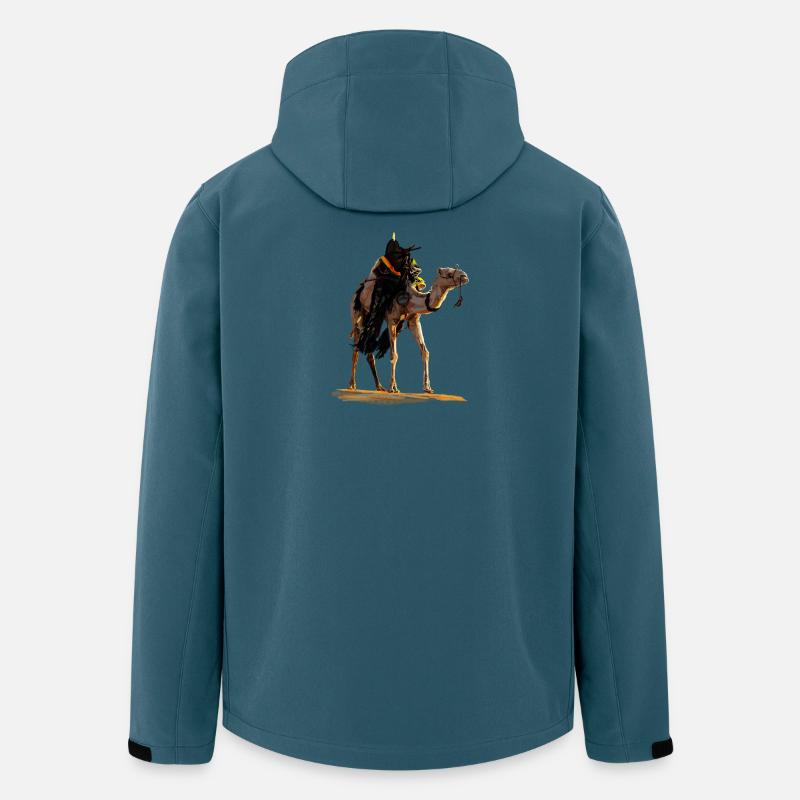 Wüstencamel - Recycelte Männer Softshell-Jacke von Stanley/Stella - Dunkles Petrol
