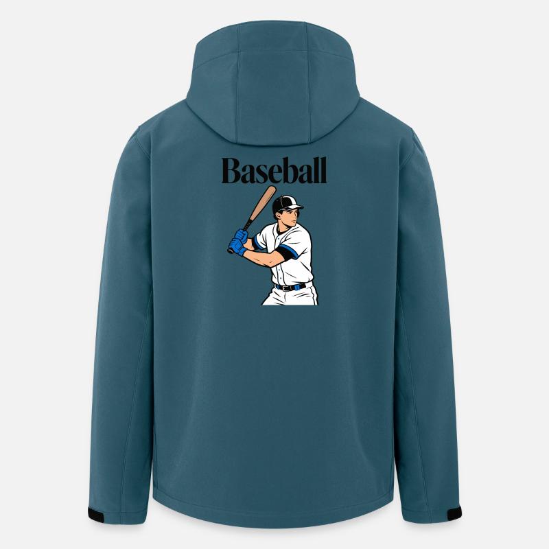 Baseball - Recycelte Männer Softshell-Jacke von Stanley/Stella - Dunkles Petrol