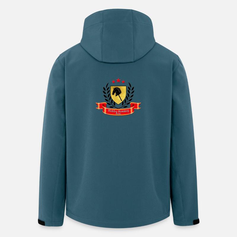 Hobby Horsing Berlin Logo - Recycelte Männer Softshell-Jacke von Stanley/Stella - Dunkles Petrol