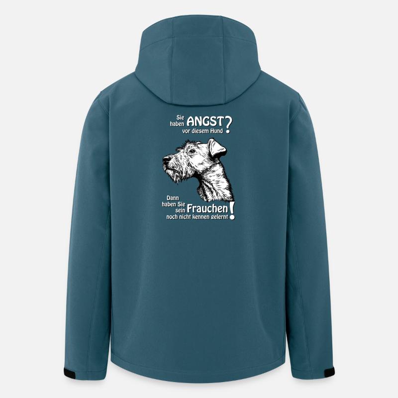 Angst vor Irish Terrier? Frauchen - Recycelte Männer Softshell-Jacke von Stanley/Stella - Dunkles Petrol