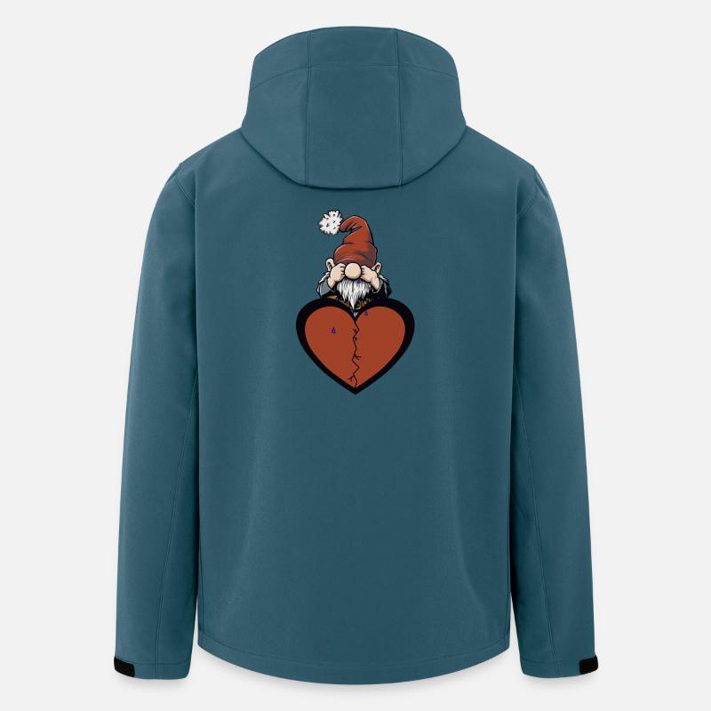 Woodsman, Dwarf, Heart, Heartbreak, Love - Men’s Recycled Softshell Jacket by Stanley/Stella - stargazer
