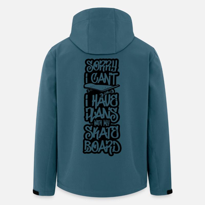 Skater Witz - Recycelte Männer Softshell-Jacke von Stanley/Stella - Dunkles Petrol