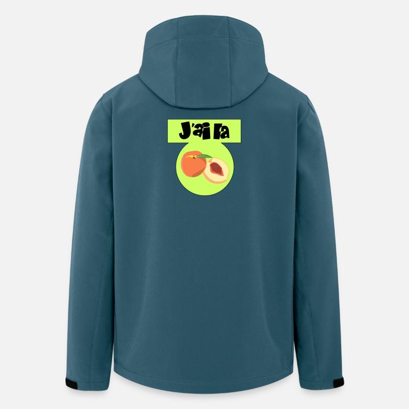 Ich bin gut gelaunt - Recycelte Männer Softshell-Jacke von Stanley/Stella - Dunkles Petrol