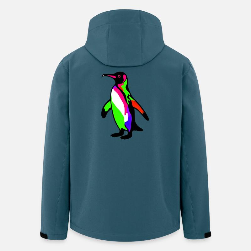 Pingouin - Veste softshell homme en polyester recyclé Stanley/Stella - bleu pétrole foncé