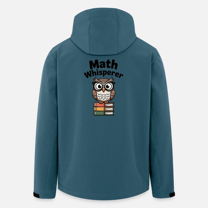 Mathe-Flüsterer - Recycelte Männer Softshell-Jacke Discoverer von Stanley/Stella - Dunkles Petrol