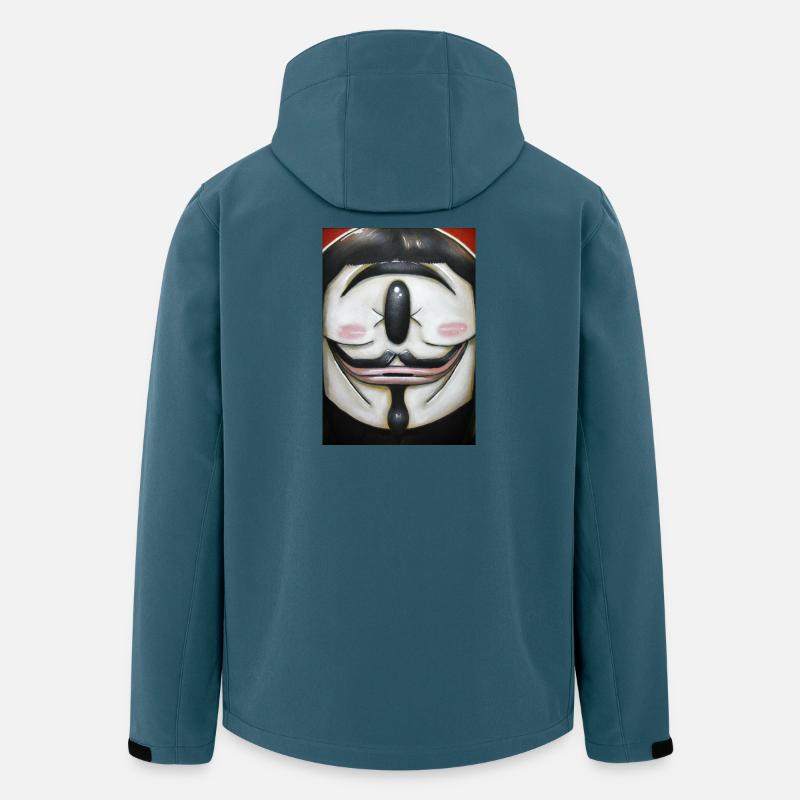 V - Recycelte Männer Softshell-Jacke von Stanley/Stella - Dunkles Petrol